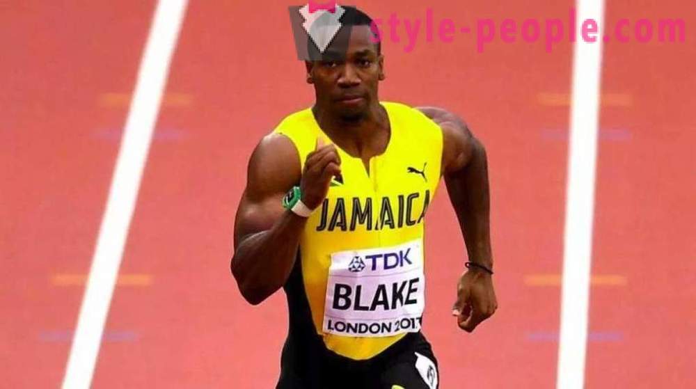 Jamajský šprintér Yohan Blake