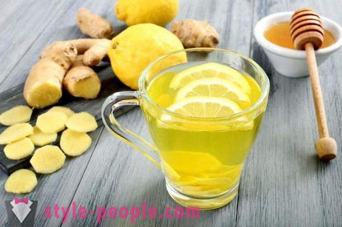 Chudnutie čaj so zázvorom a citrónom: recepty, recenzie