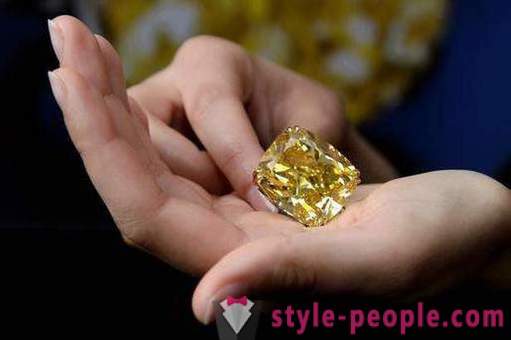Yellow Diamond: vlastnosti, pôvod, ťažba a zaujímavosti