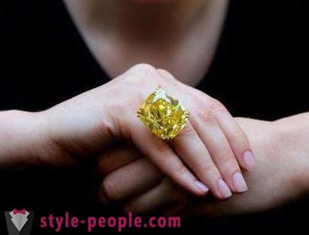 Yellow Diamond: vlastnosti, pôvod, ťažba a zaujímavosti