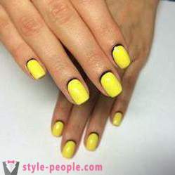 Yellow Manikúra: Photo dizajn