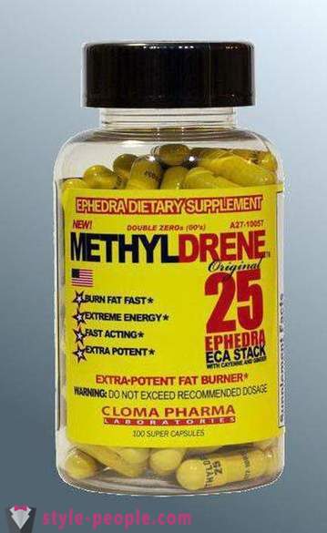 Fat Burner Methyldrene 25: recenzia