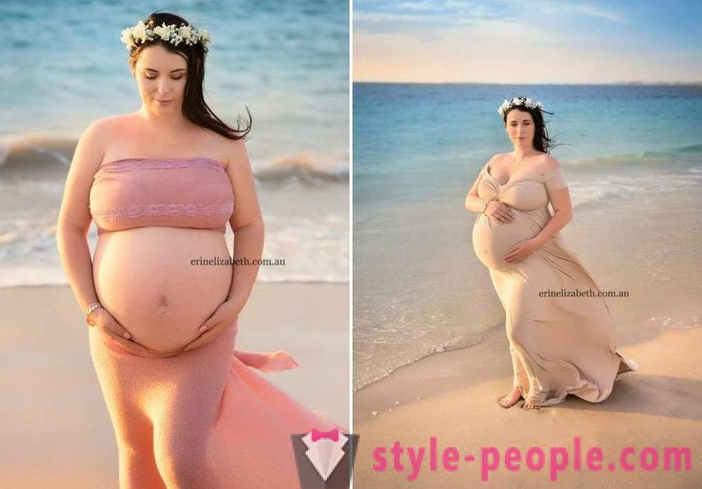 Fotografia ženy, ktorá je tehotná pyaternyashkami