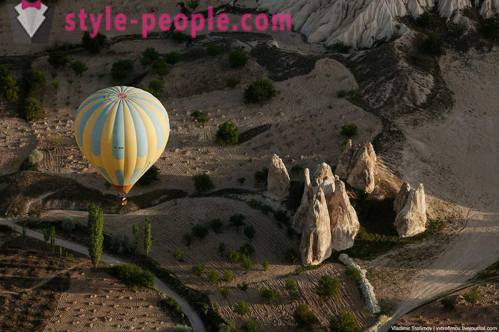 Cappadocia je pohľad z vtáčej perspektívy