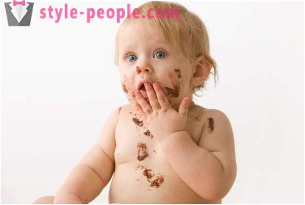 Dieťa miluje čokoládu: použitie dobrôt