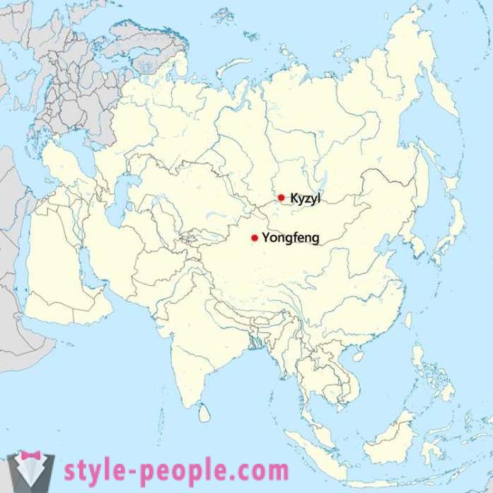 Rusko alebo Čína, kde je tiež geografický stred Ázii?