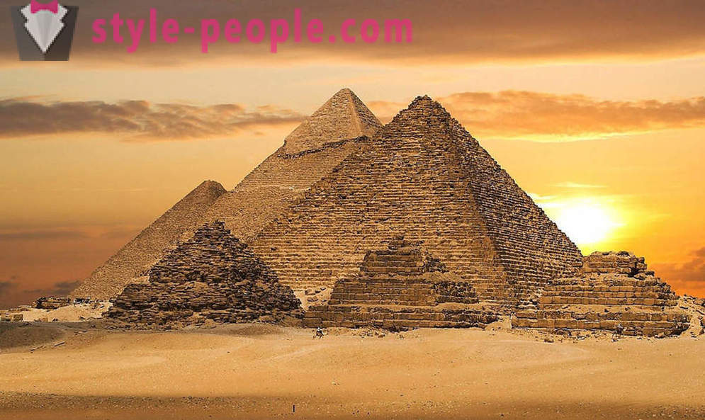 Kde v skutočnosti pyramíd v Egypte