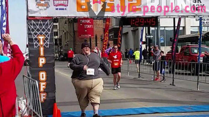 Bežať bez zastavenia: muž s hmotnosťou 250 kg inšpiruje ľudí svojím príkladom