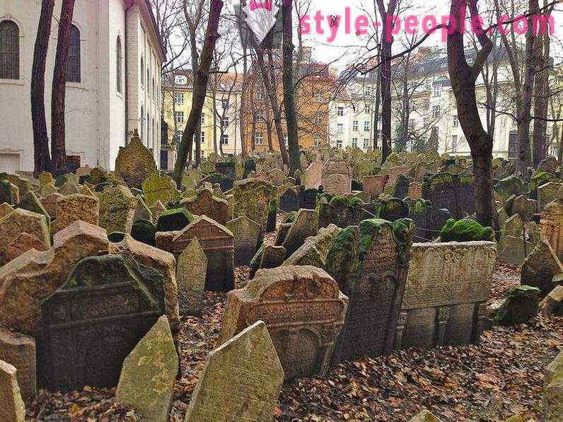 Viacvrstvová židovský cintorín v Prahe