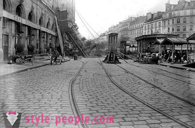 Troska vlaku na stanici Montparnasse v roku 1895