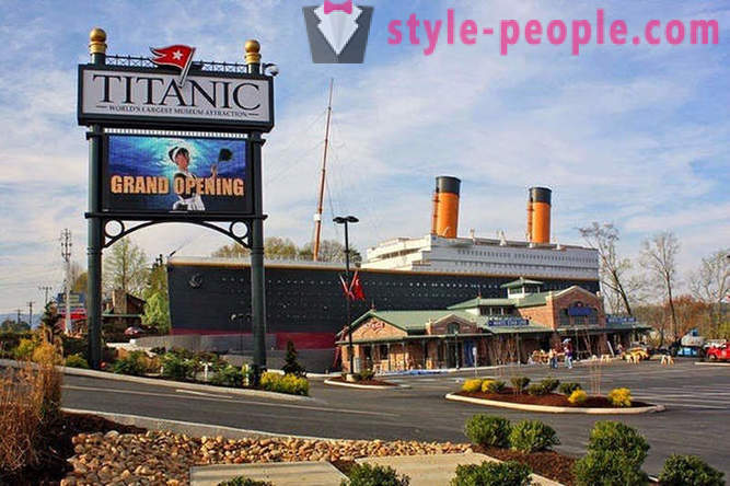 Titanic múzeum v Branson