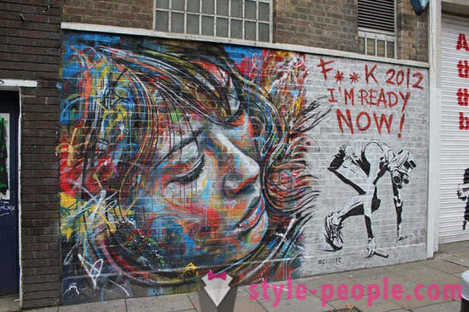 Príklady úžasné street art David Walker