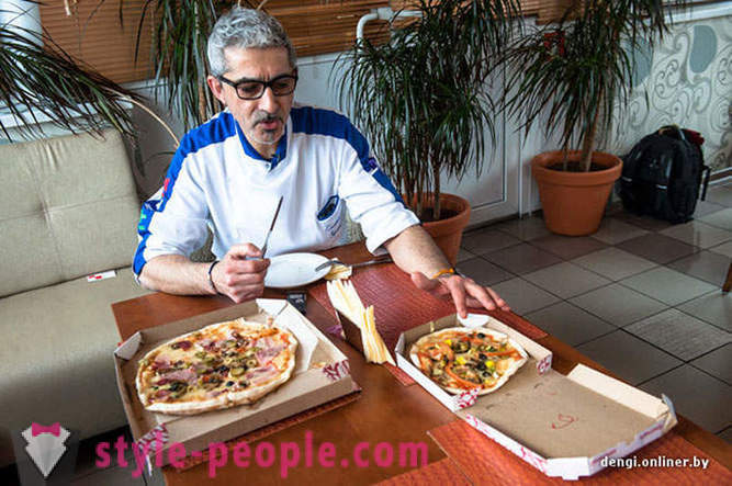 Taliansky kuchár snaží bieloruskú pizzu