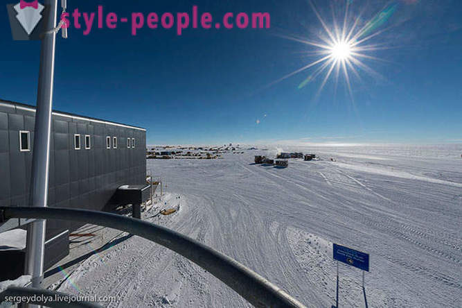 Antarktickej stanice na južnom póle