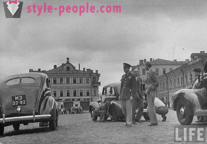 Fotografie vzácne - v lete 1941 v Moskve