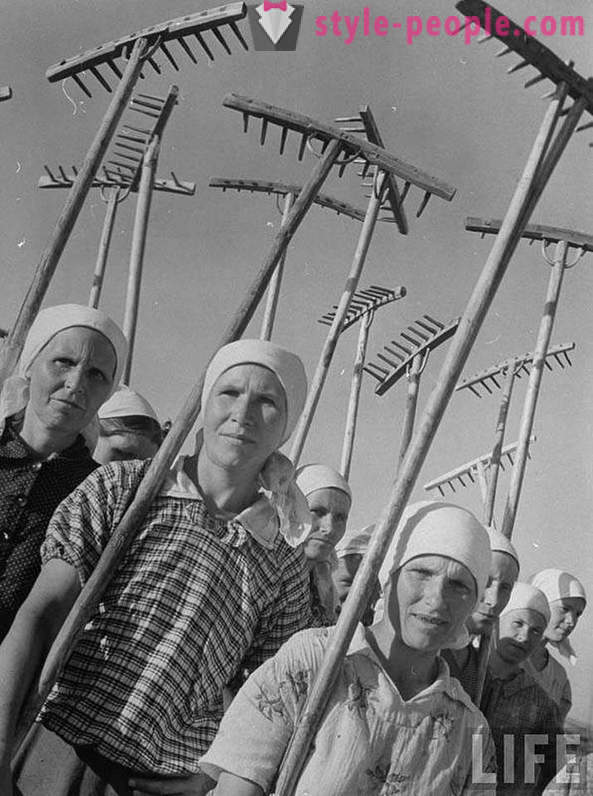 Fotografie vzácne - v lete 1941 v Moskve