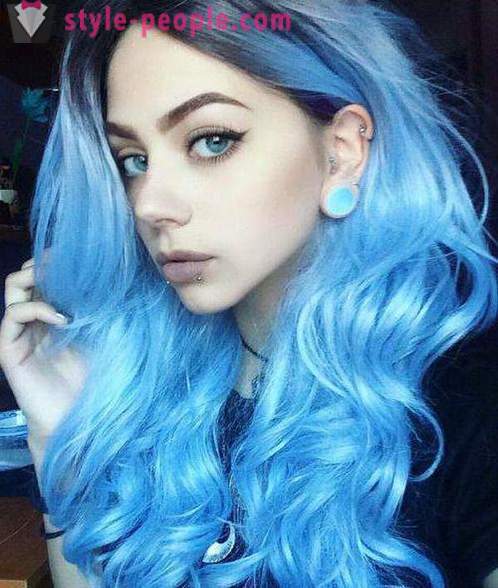 Ta dievča s modrými vlasmi: rysov, popisy a zaujímavosti