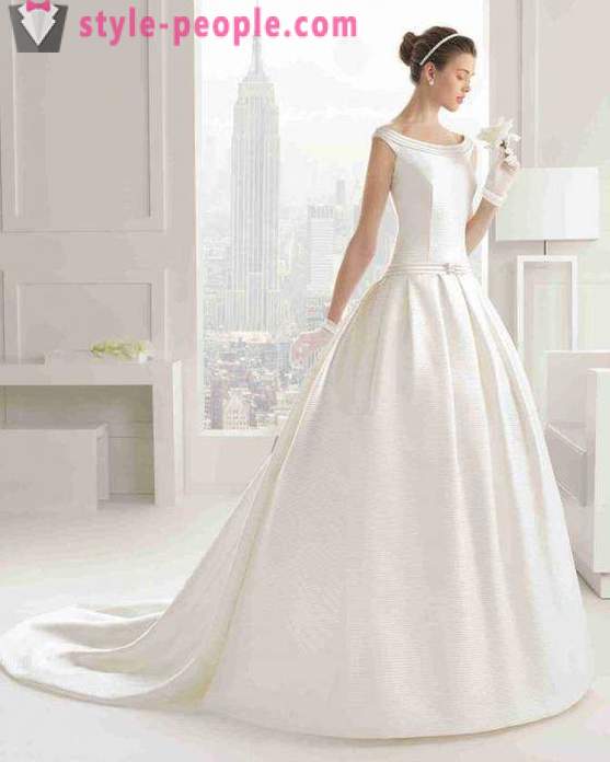 Saténové svadobné šaty a jeho funkcie