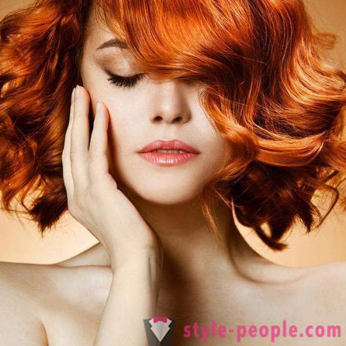 Odtiene červenej farby pre farbené vlasy