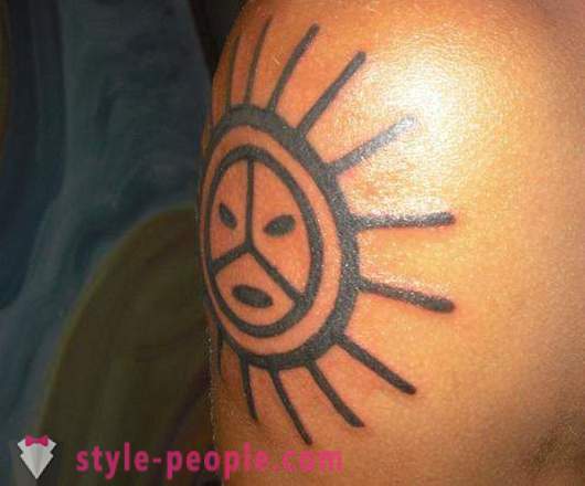 Sun - tetovanie pozitívnych ľudí, silný talizman