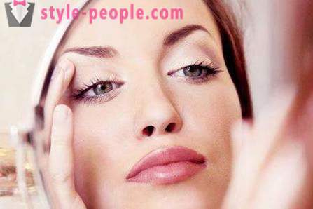 Make-up pre inkrementálne zvýšenie oko (viď foto). Make-up pre hnedé oči zvýšiť oko