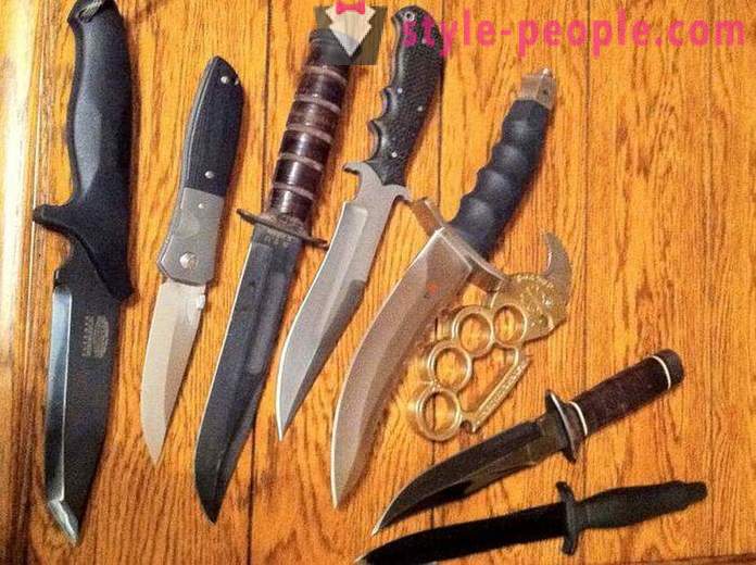 Armádne nože rôznych krajín (viď foto). Army zatvárací nôž
