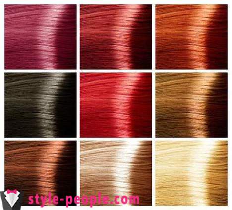 Paleta farieb vlasov 