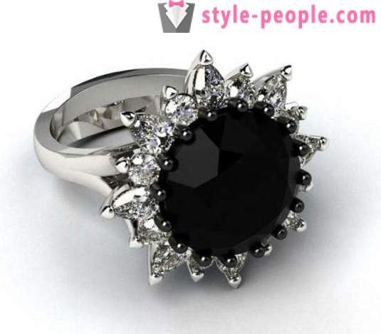 Čierne diamantové šperky, ktorý sa používa? Prsteň s Black Diamond