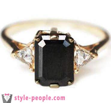Čierne diamantové šperky, ktorý sa používa? Prsteň s Black Diamond