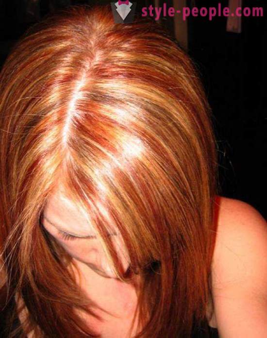 Upozorní na červené vlasy. populárna problémy