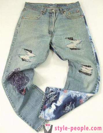 Tučné a módne - džínsy s dierami